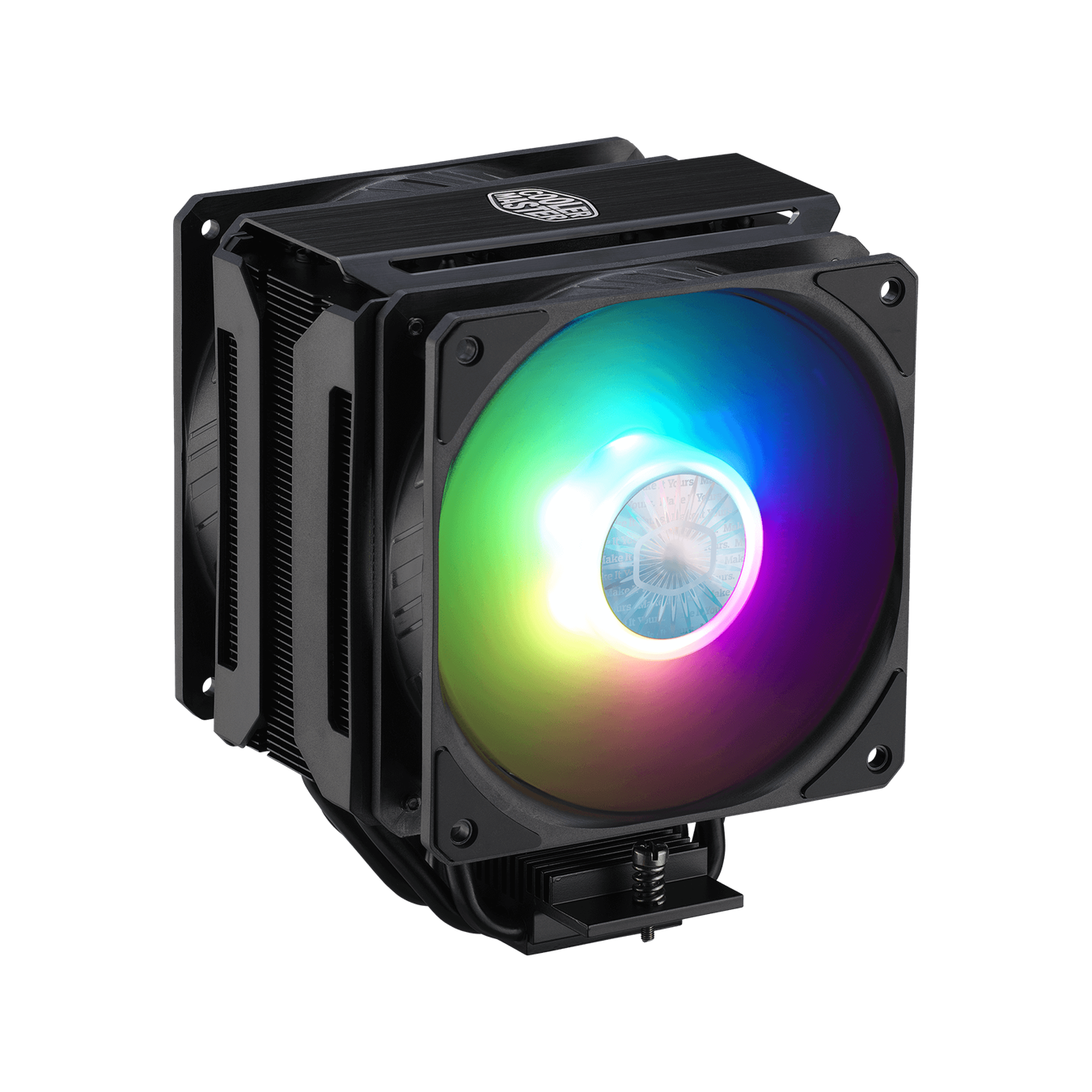 MA612 Stealth ARGB, 2x 120mm ARGB Fans, Stealth Black Hardware, Quiet Operation, Mini Addressable RGB LED Controller Included