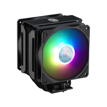 MA612 Stealth ARGB, 2x 120mm ARGB Fans, Stealth Black Hardware, Quiet Operation, Mini Addressable RGB LED Controller Included