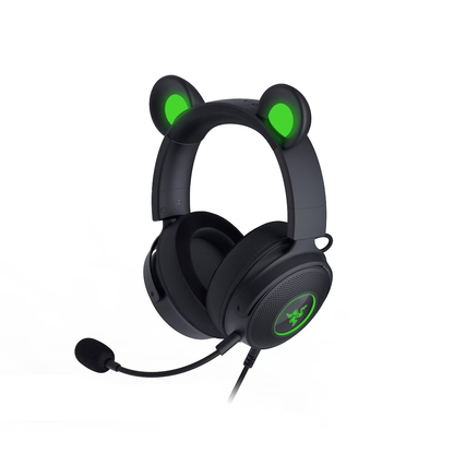 Razer Kraken Kitty V2 Pro-Wired RGB Headset with Interchangeable Ears-Black