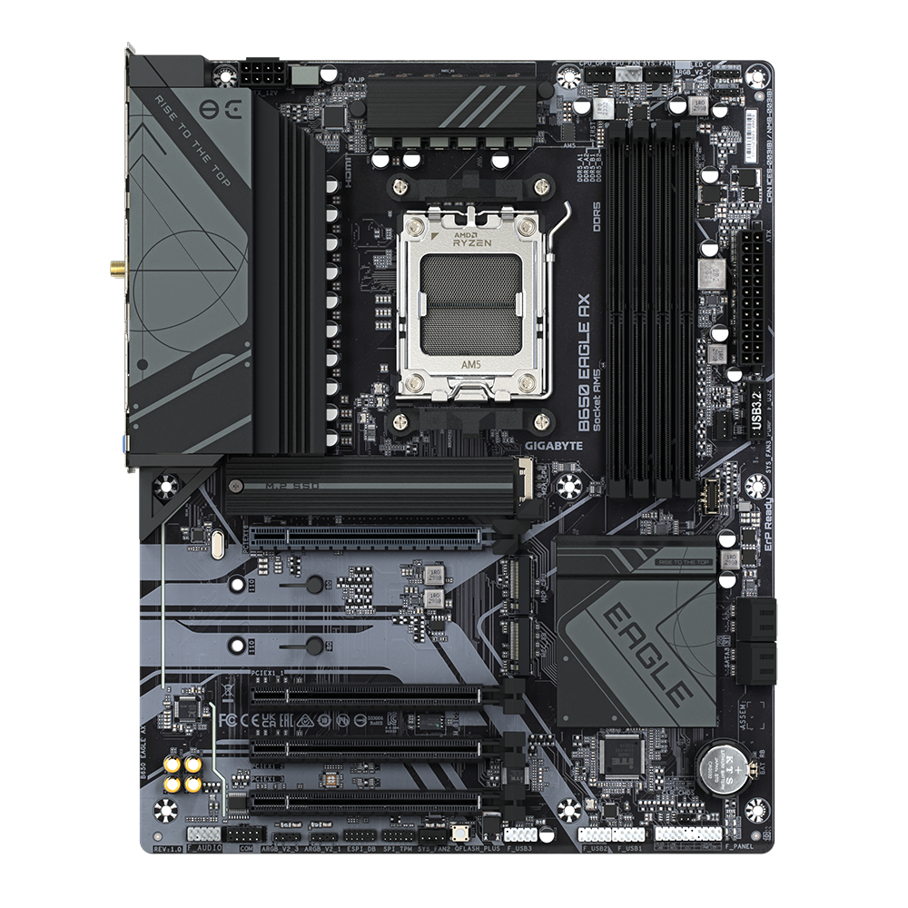 B650 EAGLE AX/AMD AM5/ATX/4x DDR5 up to 192GB/7600MHz/PCIe 4.0 x1 3.0 x1/M.2 x3