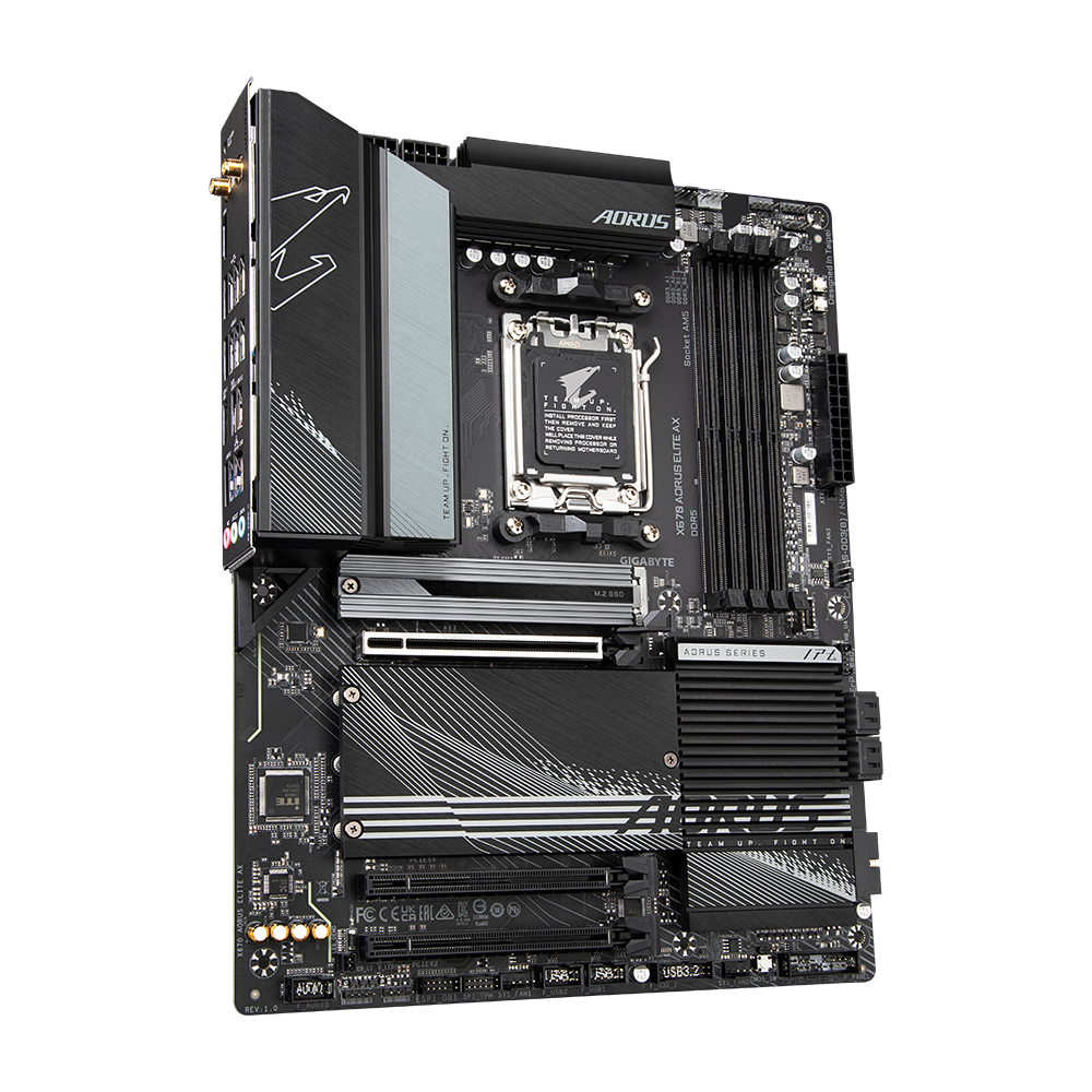 X670 AORUS ELITE AX/AMD AM5/ATX/4x DDR5 up to 192GB/8000MHz/PCIe 4.0 x2 3.0x1/M.2 x3