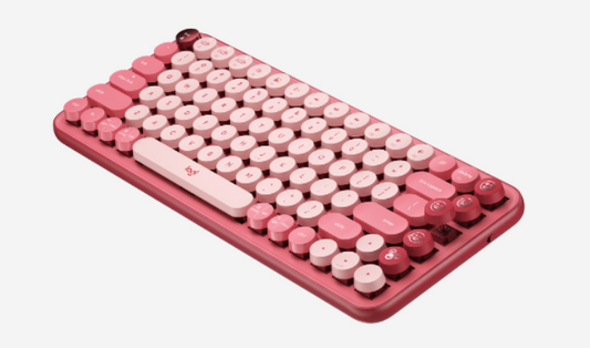 POP Keys Wireless Mechanical Keyboard With Emoji Keys - Heartbreaker Rose