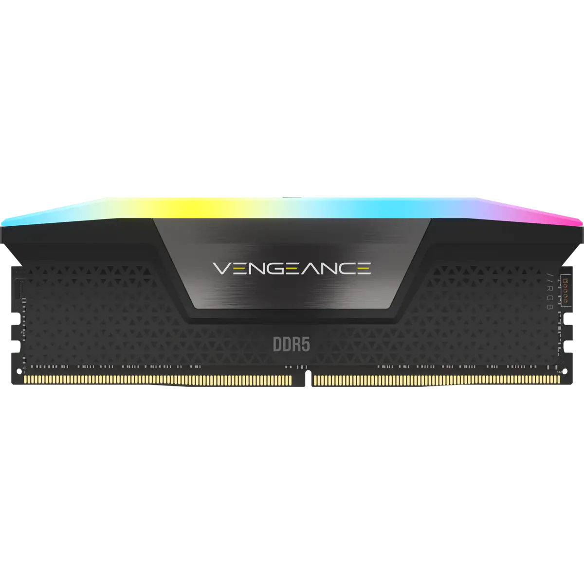 CORSAIR VENGEANCE RGB DDR5, 6200MHz 32GB 2x16GB DIMM, Unbuffered, 36-39-39-76, STD PMIC, XMP 3.0, Black Heatspreader, Black PCB, 1.3V