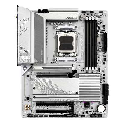 B650 AORUS ELITE AX ICE/AMD AM5/ATX/4x DDR5 up to 192GB/8000MHz/PCIe 4.0 x1 3.0 x1/M.2 x3