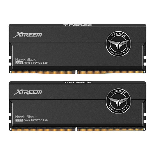 T-FORCE XTREEM, Black, DDR5, 8200MHz, 48GB Kit(2 x 24GB), U-DIMM, CL38, 1.4V, Limited Lifetime Warranty