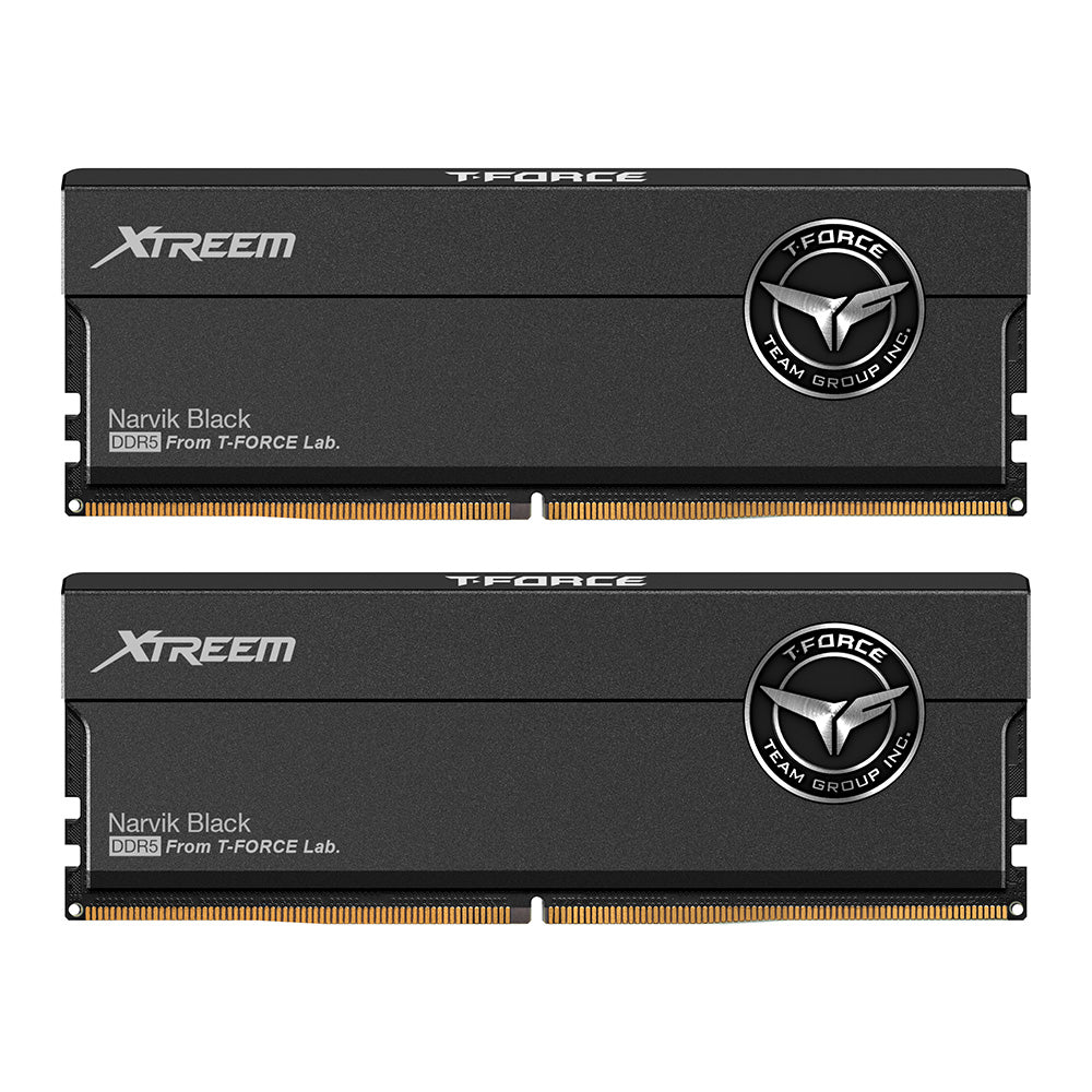 T-FORCE XTREEM, Black, DDR5, 8200MHz, 48GB Kit(2 x 24GB), U-DIMM, CL38, 1.4V, Limited Lifetime Warranty