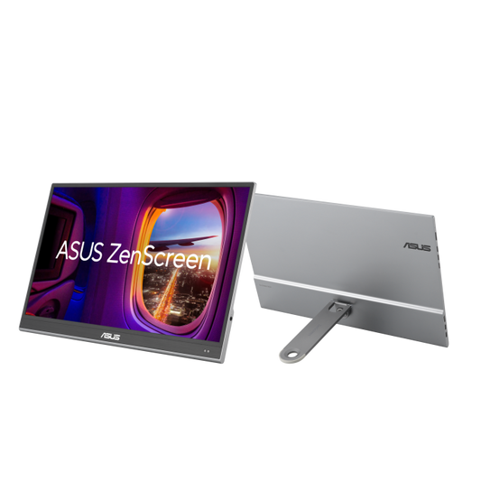 ASUS 15.6", OLED Panel, FHD, DCI P3, USB-C x 2, Mini HDMI, Tripod Hole, Detachable Kickstand, Auto Rotation