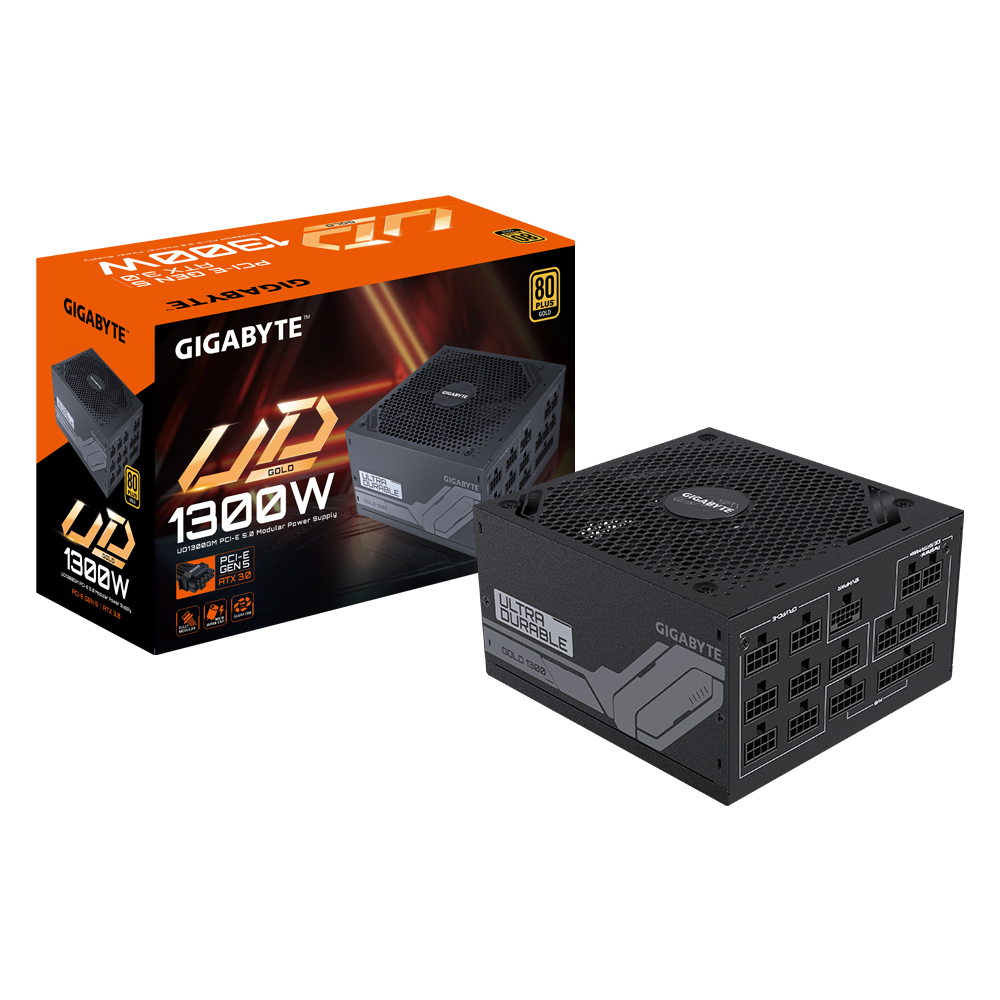 UD1300GM PG5/Fully modular/850W/ATX v3.0/150 x 160 x 86 mm/Gold 80PLUS/Support PCIe Gen 5.0