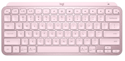 MX Keys Mini Minimalist Wireless Illuminated Keyboard Rose