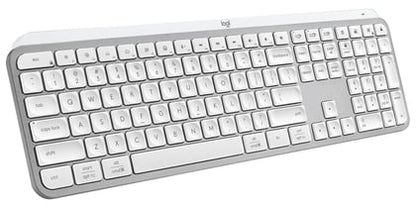 Logitech MX Keys S Advanced Wireless Illuminated  Keyboard - Pale Grey