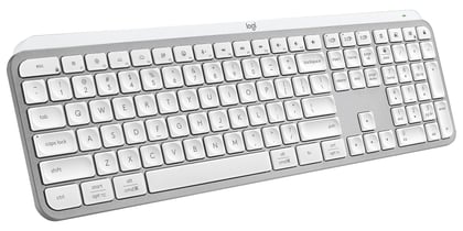 Logitech MX Keys S Advanced Wireless Illuminated  Keyboard - Pale Grey