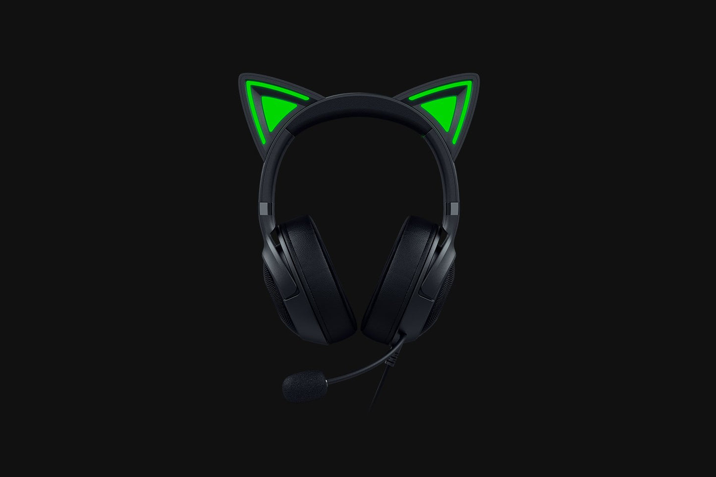 Razer Kraken Kitty V2-USB Headset with RGB Kitty Ears-Black-FRML Packaging