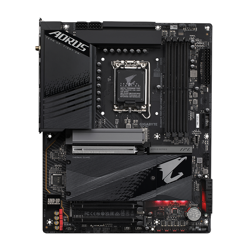 Z790 AORUS ELITE AX/INTEL LGA1700/ATX/4x DDR5 up to 192GB/7600MHz/PCIe 5.0 x1 4.0 x1 3.0 x1/M.2 x4