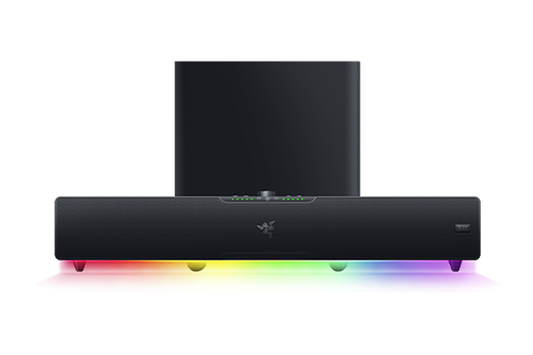 Razer Leviathan V2 Pro-AI-Powered Beamforming PC Gaming Soundbar with Subwoofer-US/CAN+AUS/NZ Packaging