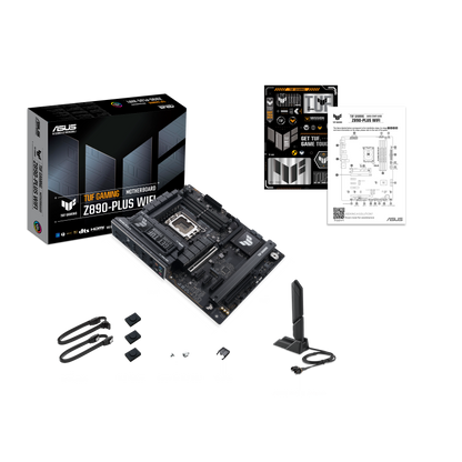 TUF Z890 PLUS/ATX/INTEL LGA1851/4x DDR5 DIMM max 192GB/Max 9066MHz/1x PCIE5.0(CPU), 4xPCIE4.0(Chipset x16/x4/x1/x1)/2x M.2 (CPU), 2x M.2(Chipset)