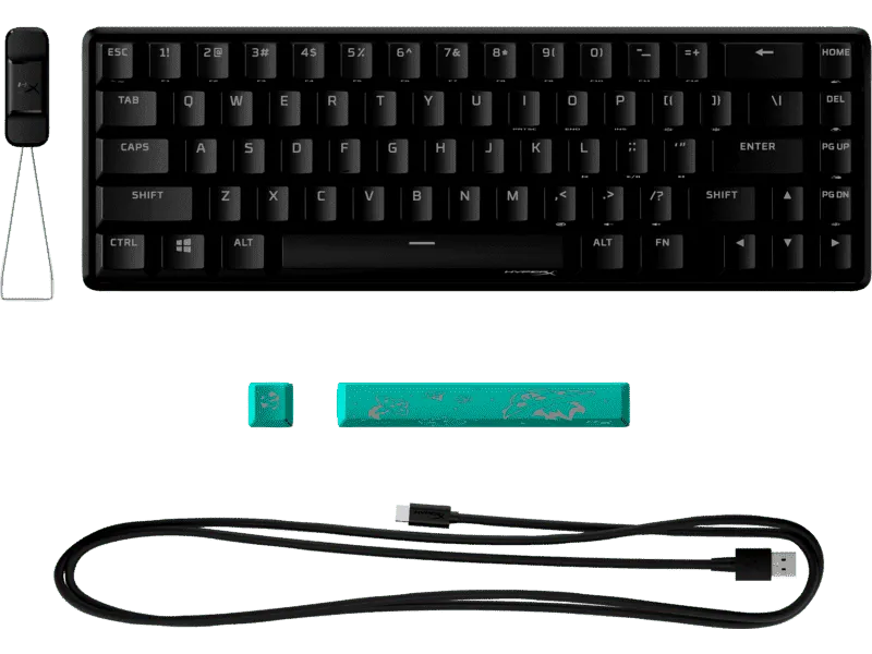 HyperX Alloy Origins 65 - Mechanical Gaming Keyboard - HX Aqua (US Layout)