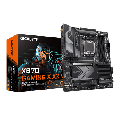 X670 GAMING X AX V2/AMD AM5/ATX/4x DDR5 up to 192GB/8000MHz/PCIe 4.0 x1 3.0 x2/M.2 x4