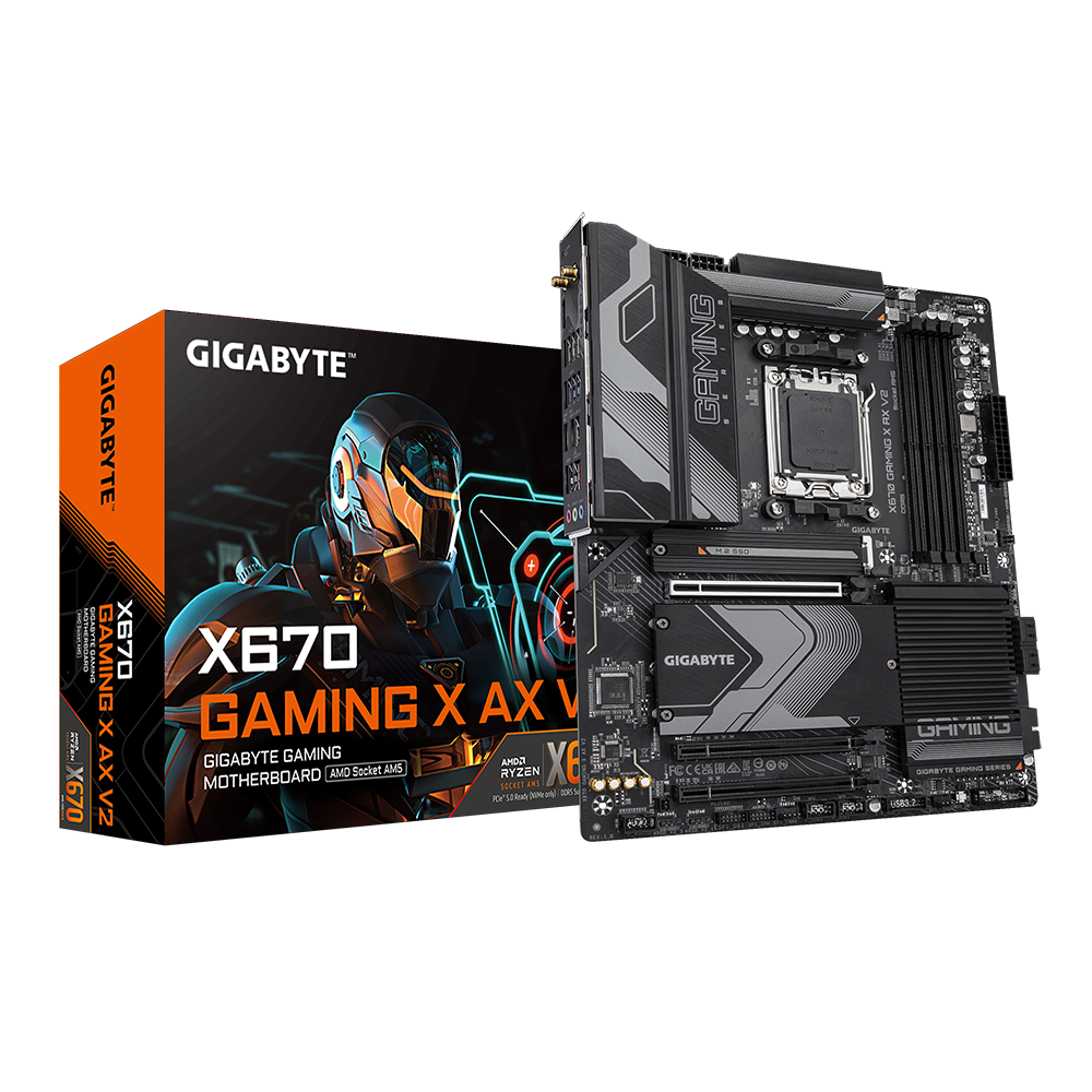 X670 GAMING X AX V2/AMD AM5/ATX/4x DDR5 up to 192GB/8000MHz/PCIe 4.0 x1 3.0 x2/M.2 x4