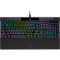 CORSAIR K70 RGB PRO Optical-Mechanical Gaming Keyboard, Backlit RGB LED, CORSAIR OPX, Black, Black PBT Keycaps