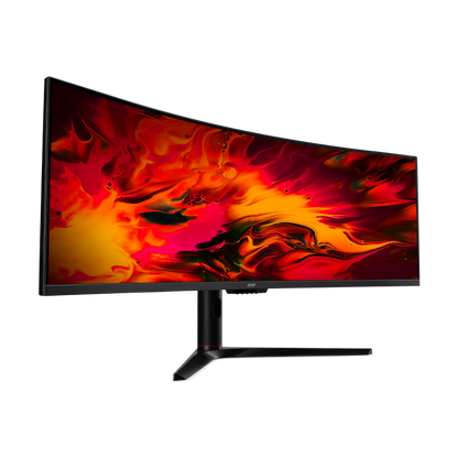 GAMING FSYNC,HDR400, 49" 32:9,CURVE,VA(1800R),DQHD(5120x1440),4ms,120Hz,HDMI(2.0)x2,DP(1.2)x2,SPK(3Wx2),Tilt,Height Adj,VESA 75x75,3YR WTY