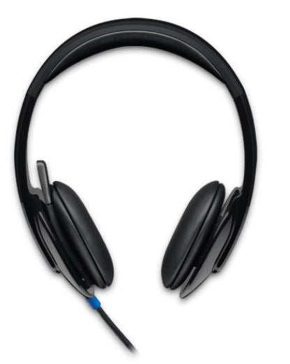 Logitech H540 USB Headset Laser-tuned drivers, 2Yr Plug and play Listen to details Crystal-clear voice Headphone Take control of the sound, Headp