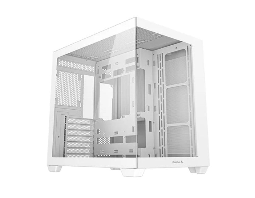 DeepCool CG530 WH Panoramic Tempered Glass Panels Dual Chamber ATX FISHTANK Case