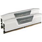 DDR5, 6000MT/s 64GB 2x32GB DIMM, Unbuffered, 40-40-40-77, Std PMIC, XMP 3.0, VENGEANCE DDR5 White Heatspreader, 1.35V