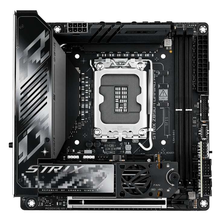 ROG STRIX Z890 I/ITX/INTEL LGA1851/2x DDR5 DIMM max 96GB/Max 9200MHz/1x PCIE5.0(CPU)/2x M.2