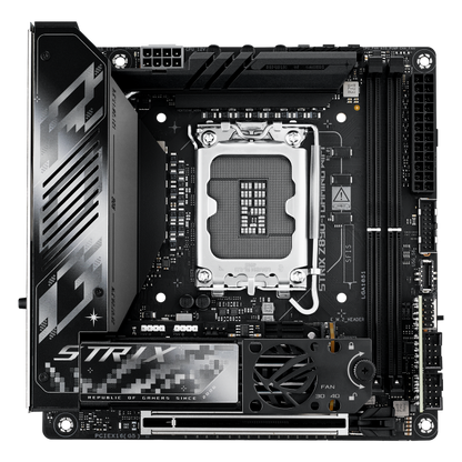 ROG STRIX Z890 I/ITX/INTEL LGA1851/2x DDR5 DIMM max 96GB/Max 9200MHz/1x PCIE5.0(CPU)/2x M.2