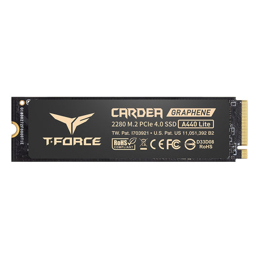 T-FORCE A440 Lite, M.2-2280 Internal SSD, PCI-E, 2TB, Read 7400MB/s, Write 6400MB/s, 5-year limited warranty