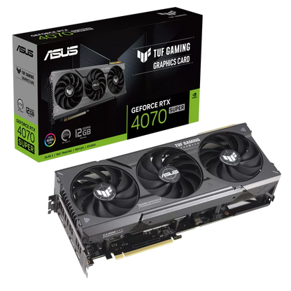 ASUS TUF Gaming GeForce RTX 4070 SUPER 12GB GDDR6X 192 bit/2505MHz/PCI-E 4.0/Max Res 7680x4320/3x DP 1.4a & 1x HDMI 2.1a