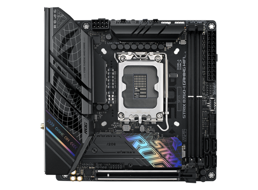 ASUS Intel B760 ROG STRIX B760-I GAMING WIFI Motherboard, HDMI, DisplayPort, Ethernet