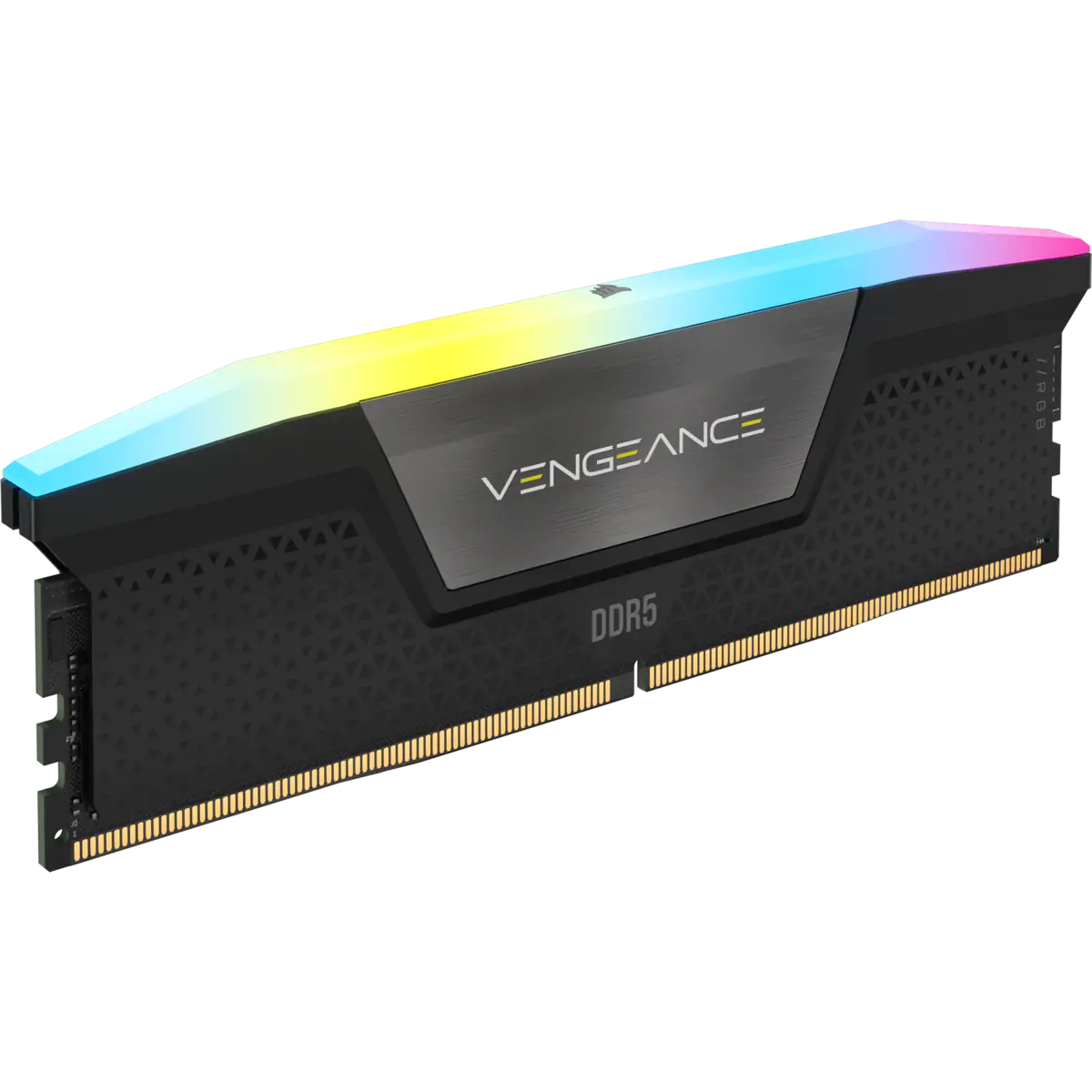 CORSAIR VENGEANCE RGB DDR5, 6200MHz 32GB 2x16GB DIMM, Unbuffered, 36-39-39-76, STD PMIC, XMP 3.0, Black Heatspreader, Black PCB, 1.3V