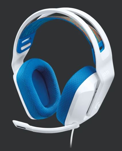 Logitech G335 Wired Gaming Headset - White