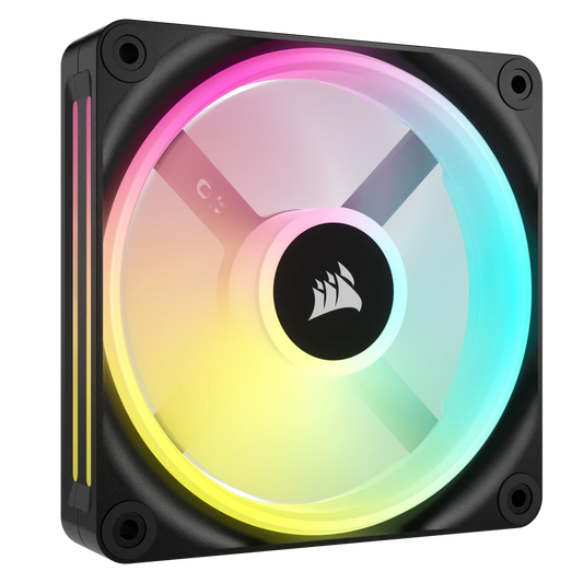 CORSAIR QX RGB Series, iCUE LINK QX120 RGB, 120mm Magnetic Dome RGB Fan, Expansion Kit