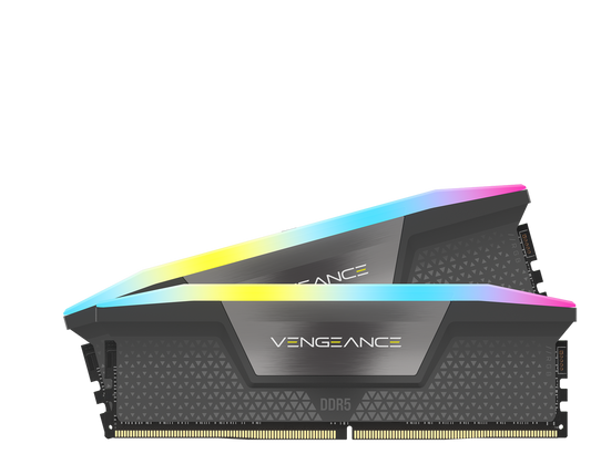 CORSAIR VENGEANCE RGB DDR5 32GB (2 x 16GB)  DDR5 6400 CL36-48-48-104 1.35V XMP & EXPO -  Grey