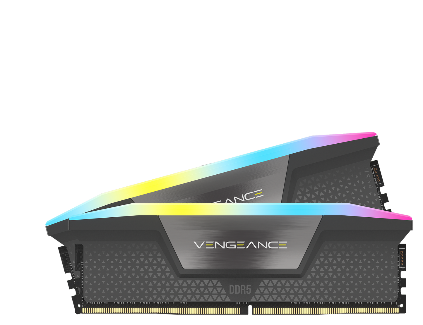 CORSAIR VENGEANCE RGB DDR5 32GB (2 x 16GB)  DDR5 6400 CL36-48-48-104 1.35V XMP & EXPO -  Grey