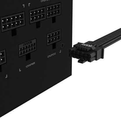 UD1000GM PG5 V2/Fully modular/1000W/ATX v3.0/150 x 140 x 86 mm/Gold 80PLUS/Support PCIe Gen 5.0