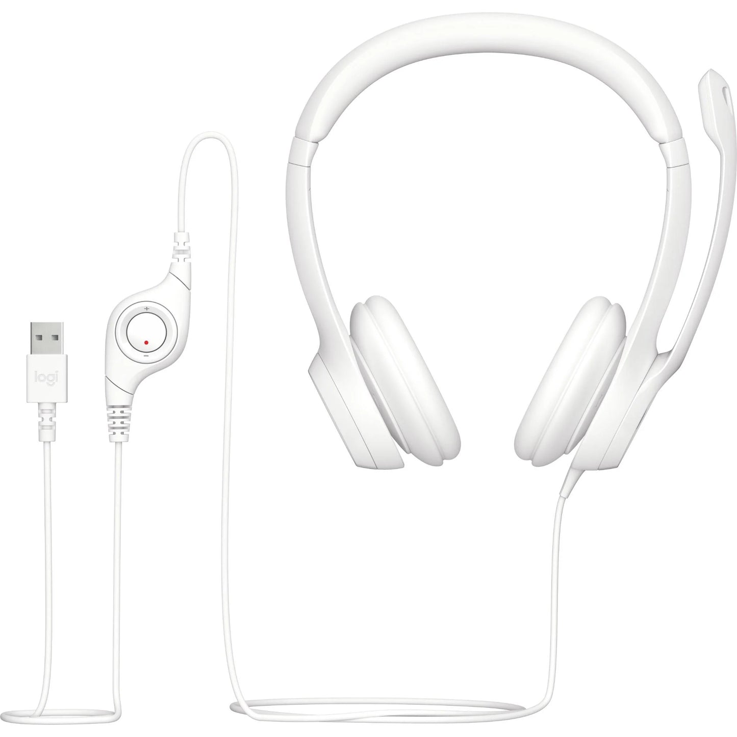 H390 USB Computer Headset - Off White