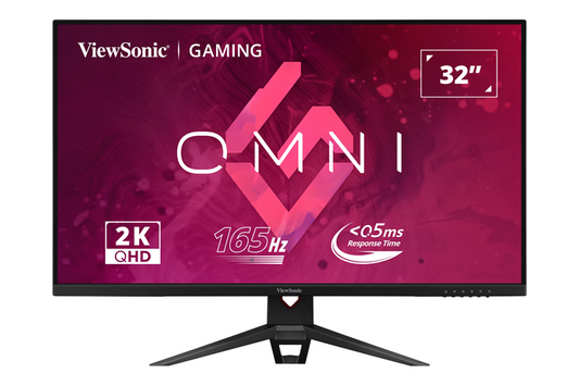 ViewSonic VX3219-2K-PRO-2  32' 2K IPS 0.5ms 165Hz Super Clear IPS, HDR10, VESA100, HDMI*2 , DisplayPort 1.2 input, Gaming Monitor