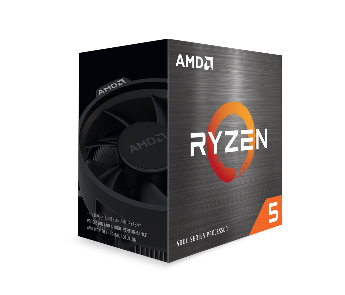 AMD Ryzen 5 5600X 6-Core/12 Threads, Max Freq 4.6GHz, 35MB Cache Socket AM4 105W, With Wraith Stealth cooler