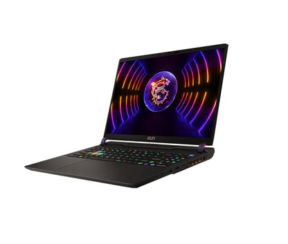 MSI Vector Series Gaming Notebook 16' QHD Intel Alder Lake i9-13980HX DDR5 32GB  2TB SSD Windows11 Home Nvidia RTX 4080, GDDR6 12GB