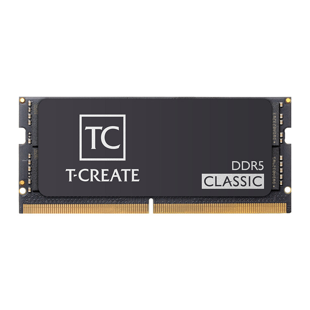 T-Create Classic, DDR5, 5600MHz, 32GB, SO-DIMM, CL46, 1.1V, Limited Lifetime Warranty