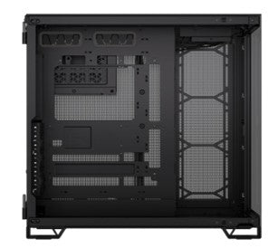 6500X Tempered Glass Mid-Tower, Black