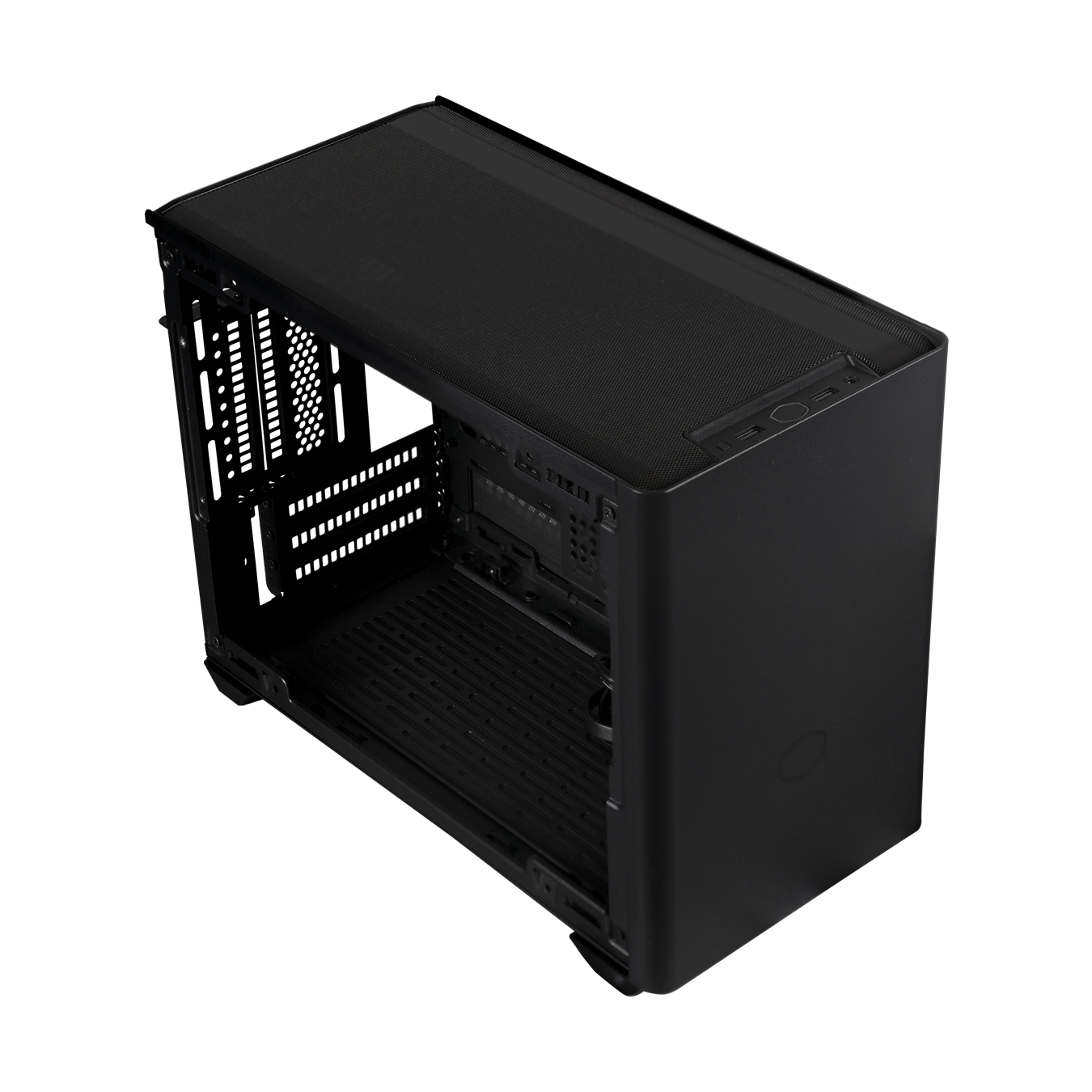 NR200P V2, Mini-ITX, Tempered Glass Side Panel + Steel Side Panel, 100mm Riser Cable Included to support Vertical GPU installation, 2x 120mm Fans, AIO