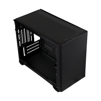 NR200P V2, Mini-ITX, Tempered Glass Side Panel + Steel Side Panel, 100mm Riser Cable Included to support Vertical GPU installation, 2x 120mm Fans, AIO