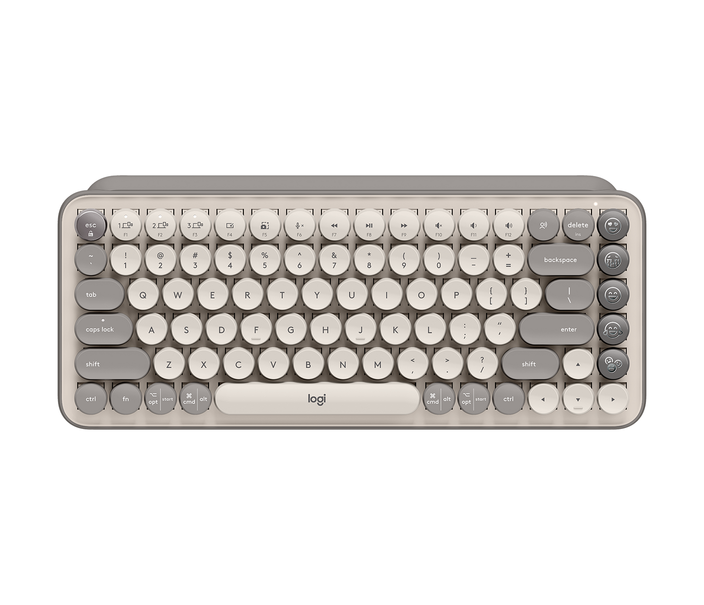 POP Keys Wireless Mechanical KB With Emoji Keys - Mist Sand