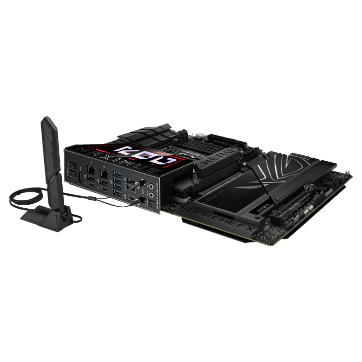 ROG MAXIMUS Z890 HERO/ATX/INTEL LGA1851/4x DDR5 DIMM max 192GB/Max 9200MHz/1x PCIE5.0(CPU), 2xPCIE4.0(Chipset x16/x1)/4x M.2 (CPU), 2x M.2(Chipset)