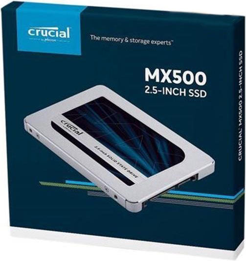 Crucial MX500 2TB 2.5' SATA SSD - 560/510 MB/s 90/95K IOPS 700TBW AES 256bit Encryption Acronis True Image Cloning 5yr wty alt~ MZ-77Q2T0BW