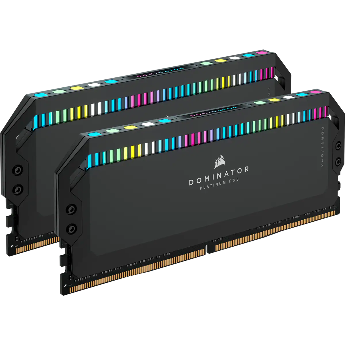 CORSAIR DOMINATOR PLATINUM RGB DDR5 32GB (2x16GB) DDR5 7200 (PC5-57600) C34 1.45V Intel XMP UDIMM Memory Kit - Black